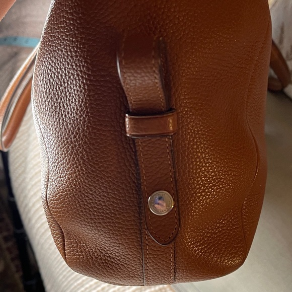 Coach Rich Brown Leather Satchel with Shoulder Strap Coach Satchel - Picture 10 of 11